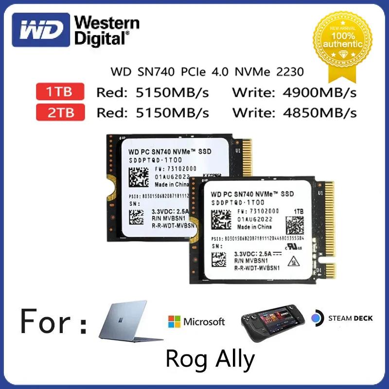   2230 NVMe PCIe Gen 4x4 SSD, WD SN740, 2TB, 1TB, M.2 SSD, ũμƮ ǽ  X ǽ Ʈ 3  ũ